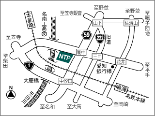 ＮＴＰ名古屋トヨペット 緑店の地図