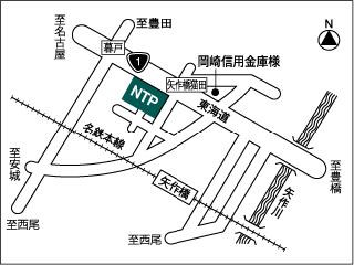 ＮＴＰ名古屋トヨペット 矢作店の地図