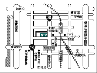 名古屋トヨペット 太田川店の地図