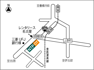 ＮＴＰ名古屋トヨペット 高師店の地図