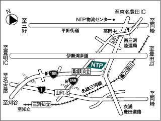 ＮＴＰ名古屋トヨペット 高岡店の地図