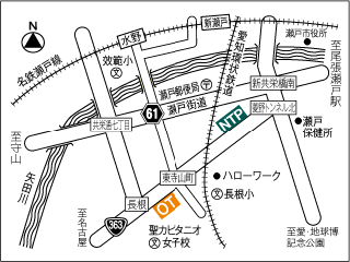 ＮＴＰ名古屋トヨペット 瀬戸店の地図