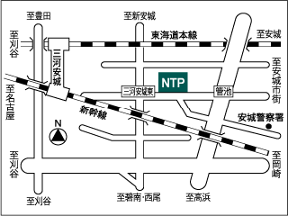 ＮＴＰ名古屋トヨペット 三河安城店の地図