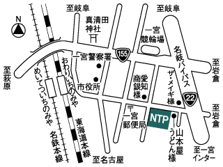 ＮＴＰ名古屋トヨペット 一宮浅野店の地図