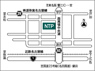 名古屋トヨペット 蟹江店の地図