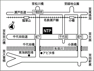 ＮＴＰ名古屋トヨペット 千代田橋店の地図