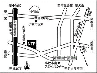 ＮＴＰ名古屋トヨペット 小牧外堀店の地図