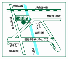 京都トヨペット&nbsp;福知山店の地図