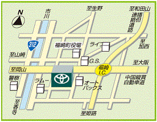神戸トヨペット 福崎店の地図