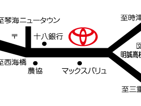 長崎トヨペット ユーカーランド琴海の地図