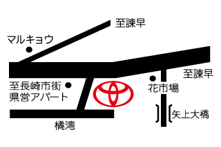長崎トヨペット 東長崎店の地図