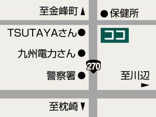 鹿児島トヨペット 加世田店の地図
