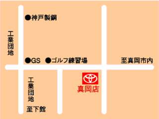 トヨタカローラ栃木 真岡店の地図