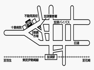 トヨタカローラ埼玉 加須愛宕店の地図
