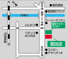トヨタカローラ滋賀 堅田店の地図
