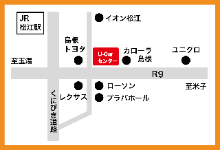 トヨタカローラ島根 松江中古車センターの地図