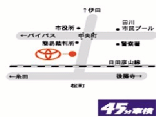 トヨタカローラ博多 田川店の地図