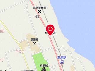 トヨタカローラ長崎 島原店の地図