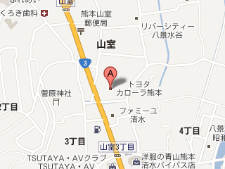 ユナイテッドトヨタ熊本 カローラ熊本 清水店の地図