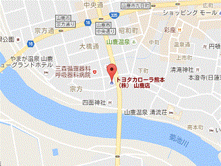 ユナイテッドトヨタ熊本 カローラ熊本 山鹿店の地図