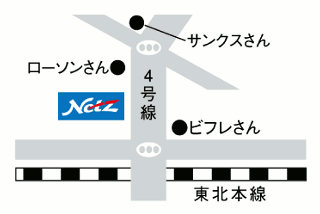 ネッツトヨタ岩手 花巻店の地図