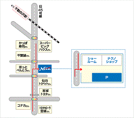 ネッツトヨタ仙台 気仙沼店の地図