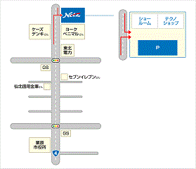 ネッツトヨタ仙台 築館店の地図