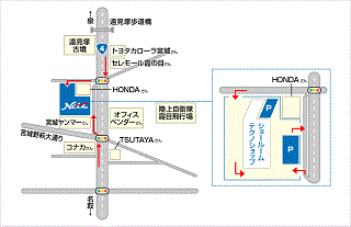 ネッツトヨタ仙台 遠見塚店の地図