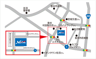 ネッツトヨタ仙台 佐沼店の地図