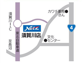 ネッツトヨタ郡山 須賀川店の地図