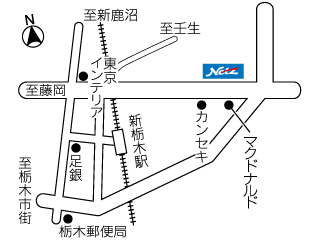 ネッツトヨタ栃木 栃木店の地図