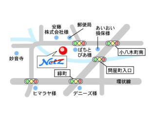 ネッツトヨタ群馬 高崎おおやぎ店の地図