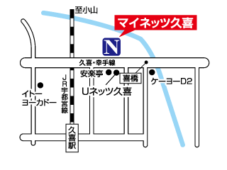 ネッツトヨタ東埼玉 Ｕネッツ久喜の地図