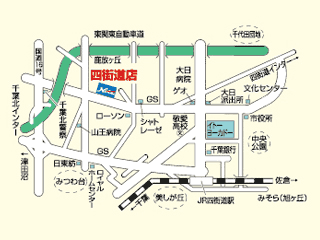 ネッツトヨタ千葉 四街道店の地図