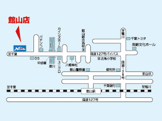 ネッツトヨタ千葉 館山店の地図