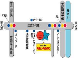 ネッツトヨタ滋賀 ＰＡＬ・ＰＡＲＫ栗東の地図