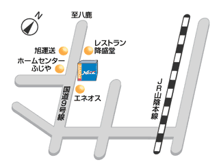 ネッツトヨタ兵庫 和田山店の地図