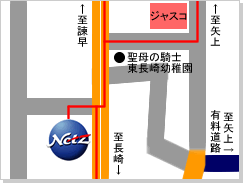 ネッツトヨタ長崎 東長崎店の地図