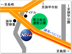 ネッツトヨタ長崎 ネッツパーク諌早の地図