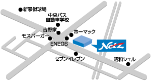 ネッツトヨタ道都 新琴似店の地図