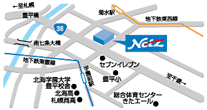 ネッツトヨタ道都 豊平店の地図
