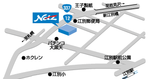 ネッツトヨタ道都 江別店の地図