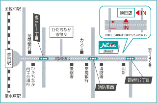 ネッツトヨタ水戸 勝田店の地図