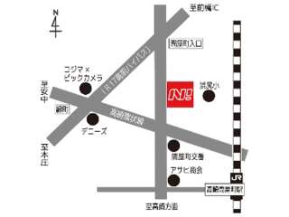 ネッツトヨタ高崎 高崎とんやまち店の地図