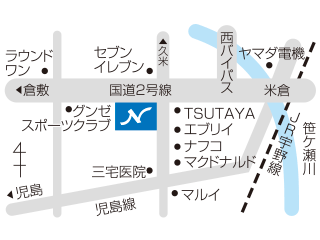 ネッツトヨタ山陽 岡山店の地図