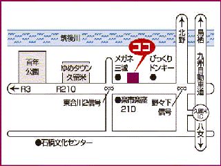 ネッツトヨタ西日本 東合川Ｕ－Ｃａｒセンターの地図