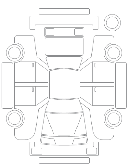 車両外装状態展開図
