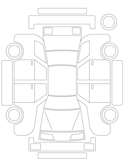 車両外装状態展開図